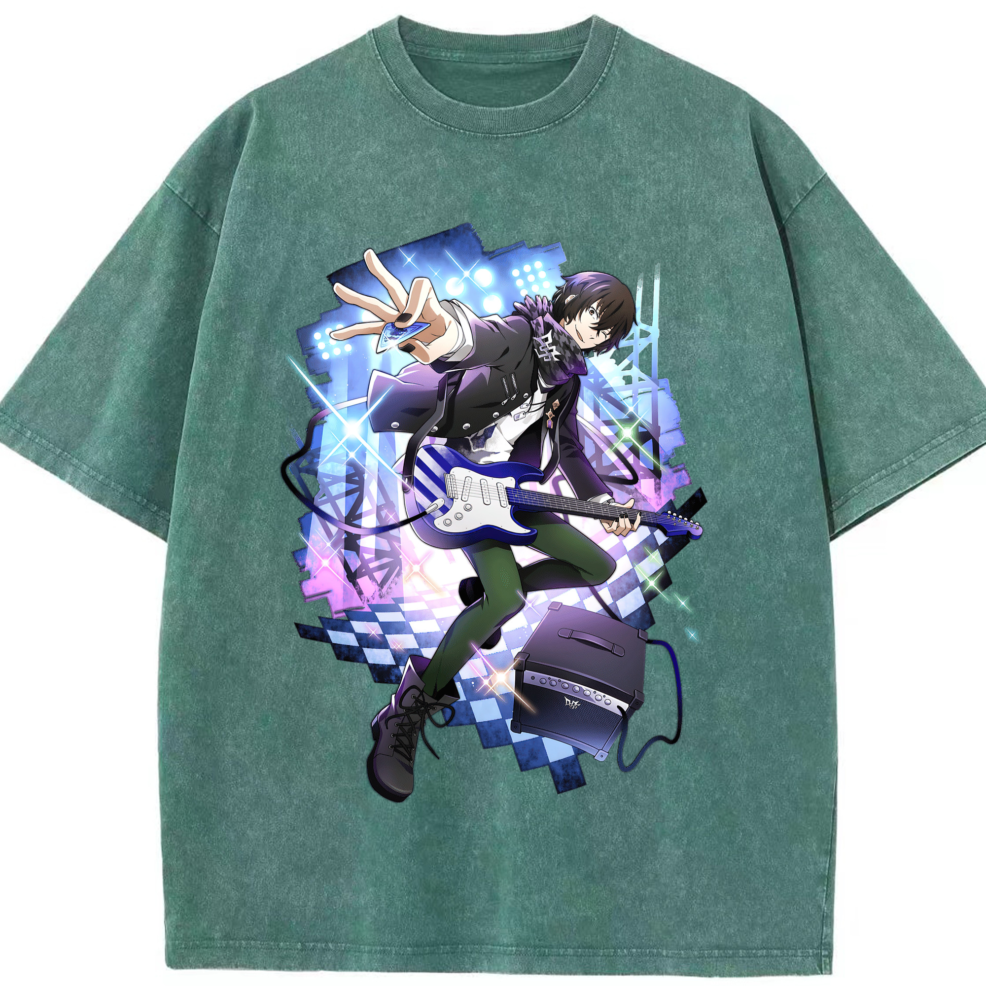 （画像用） 文豪ストレイドッグス Bungo Stray Dogs 綿100% ヴィンテージ風 半袖Tシャツ（フロントプリント）